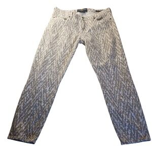 Lucky Brand Sofia Capri 7W11718 Womens 12/31 Beige Digital Camo Cropped‎ Jeans